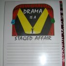 Note Book- Drama Theme