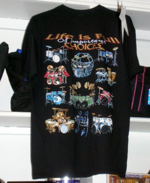 Short Sleeve Tee Shrit- Drums Theme