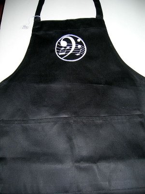 Apron - Embroidered "G" Clef