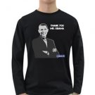 Net-Steals New, Men's Long Sleeve Dark T-Shirt -Thank You Mr. Obama-