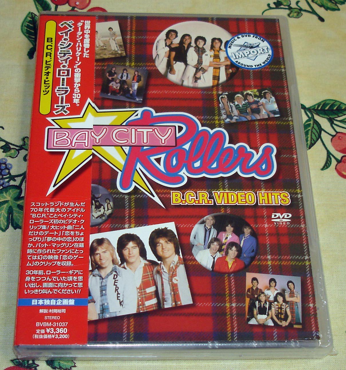 Bay City Rollers B.C.R. Video Hits DVD