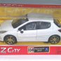 Peugeot 207 Hatchback 5 Doors White RMZ City Die Cast Miniature Scale 1/32