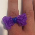 RUBBER BAND BOW RING