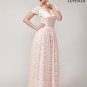 Satin and Lace Floor Length Prom Dress with Sweetheart Neckline