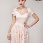 Satin and Lace Floor Length Prom Dress with Sweetheart Neckline