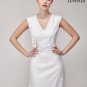 Schiffli Lace Wedding Gown with Floral Applique and Lace Trim Details