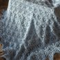 Hand Knit Baby Blanket, Pure Merino Wool, Lace Baby Blanket, Estonian lace, knitted baby blanket