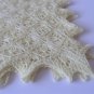 Hand Knitted Baby Blanket,Tender yellow Merino Wool Blanket , Heirloom,