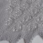 Hand Knitted Baby Blanket Gray baby blanket Merino Wool Blanket,Lace Baby Blanket, Heirloom,