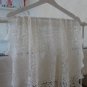 Hand Knitted Baby Blanket, Lace blanket, Nursery Blanket, white Baby Blanket