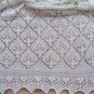 Hand Knitted Baby Blanket, Christening Blanket, White Baby Blanket, Pure Merino Wool Blanket