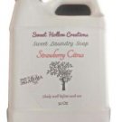 Laundry Soap Handmade Liquid Very Thick Rich Strawberry Citrus Scent Farm Fresh