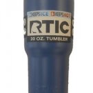 30 OZ RTIC Tumbler NEW in box powder coated colors BLUE insulated mug camping