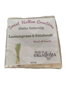 Lemongrass & Patchouli (9 BARS)  Bar Soap All Natural Bug Repellent GOAT MILK