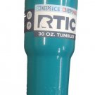30 OZ RTIC Tumbler NEW in box powder coated colors TURQUOISE  mug camping summer