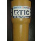 30 OZ RTIC Tumbler NEW in box powder coated colors HARVEST GOLD  mug camping