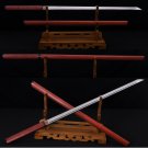 Japanese Ninja Sword ZATOICHI Hand Forged Damascus Folded Steel Blade - Free Shipping