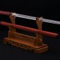 Japanese Ninja Sword ZATOICHI Hand Forged Damascus Folded Steel Blade - Free Shipping