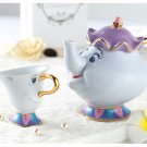 Beauty And The Beast Tea Set Mrs Potts Teapot Chip Cup - Free Shipping