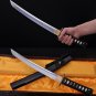 Samurai Short Sword Japanese Tanto Handmade Sharp Blade 1060 High Carbon Steel - Free Shipping