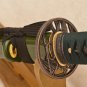 Samurai Short Sword Japanese Tanto Green Bamboo 1060 High Carbon Steel Full Tang - Free Shipping