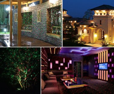 Christmas Lights Outdoor Laser Projector Sky Star Spotlight Garden Lawn Disco Decoration