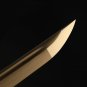 Samurai Sword Silver Scabbard Golden Bamboo Decoration - Free Shipping