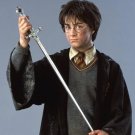 HARRY POTTER GRYFFINDOR SWORD REPLICA RED RUBY HANDLE W/ WALL PLAQUE 32"