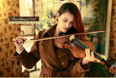 Italy Christina Violin beginner Maple Antique matt High-grade Handmade acoustic