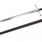 WILLIAM WALLACE SWORD BRAVEHEART SCOTTISH CLAYMORE SILVER 44"