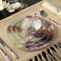 Vintage Bone China Dinnerware Set Painted Porcelain Cutlery Tableware