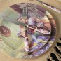 Vintage Bone China Dinnerware Set Painted Porcelain Cutlery Tableware