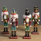 Vintage Wooden Nutcracker Doll Soldiers Doll Handcraft Decorative Ornaments Gift Home Decor