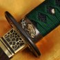 Japanese Samurai Katana Sword Kendo Damascus Folded Black Red Steel Sharp Full Tang Battle Ready