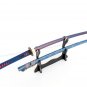 Handmade Japanese Katana Sword Changing Color Blade 1060 Carbon Steel Wave Hamon Battle Ready Sharp
