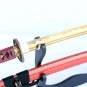 Katana Japanese Samurai Sword High Carbon Steel Electroplated Golden Blade Full Tang Sharp