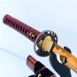 Katana Japanese Samurai Sword High Carbon Steel Electroplated Golden Blade Full Tang Sharp