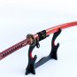 Katana Japanese Samurai Sword High Carbon Steel Electroplated Golden Blade Full Tang Sharp