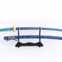 Japanese Samurai Sword Katana 1060 Carbon Steel Full Tang Blue Blade Sharp Battle Ready