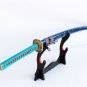 Japanese Samurai Sword Katana 1060 Carbon Steel Full Tang Blue Blade Sharp Battle Ready