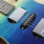 Suhr Aqua Blue Gradient Flame Guitar Replica