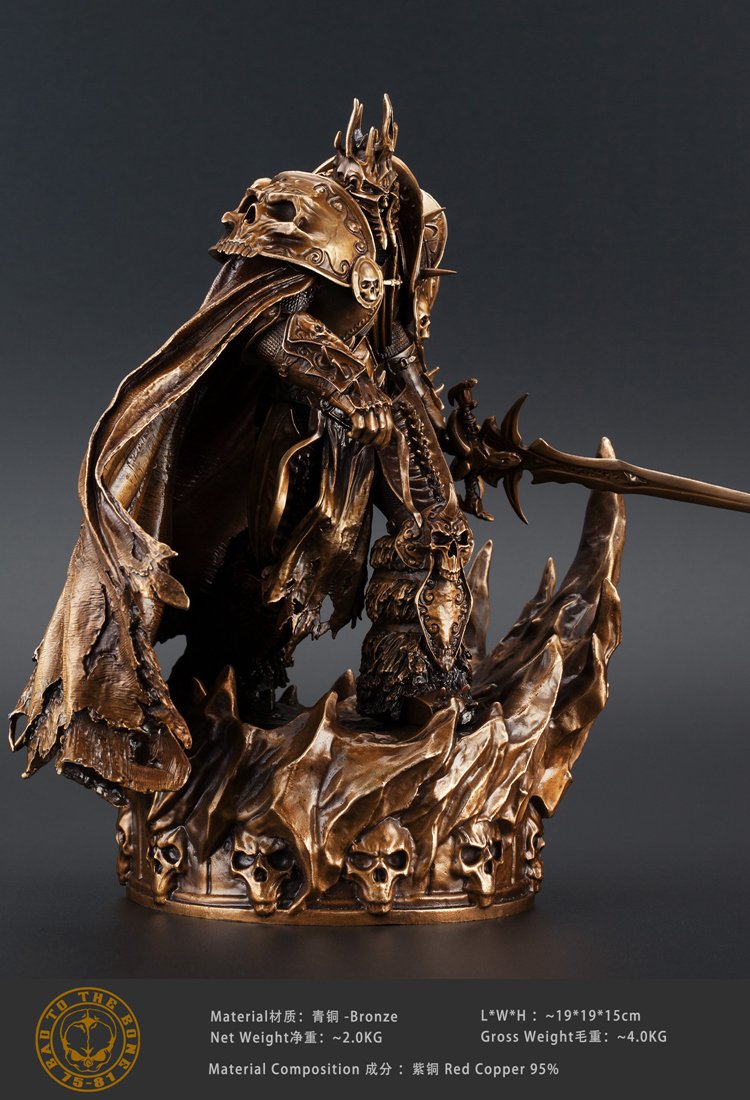 World of Warcraft Lich King Bronze Statue WOW Frostmourne