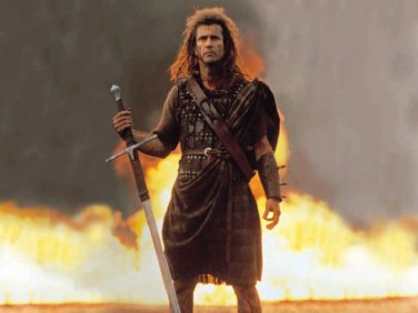WILLIAM WALLACE SWORD BRAVEHEART SCOTTISH CLAYMORE SILVER 44"