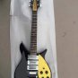 Rickenbacker 620 Guitar Reproduction Jetglo Tremolo Bridge