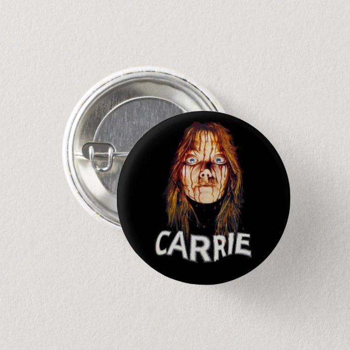 Carrie Movie Button Badges Pins Pinbacks
