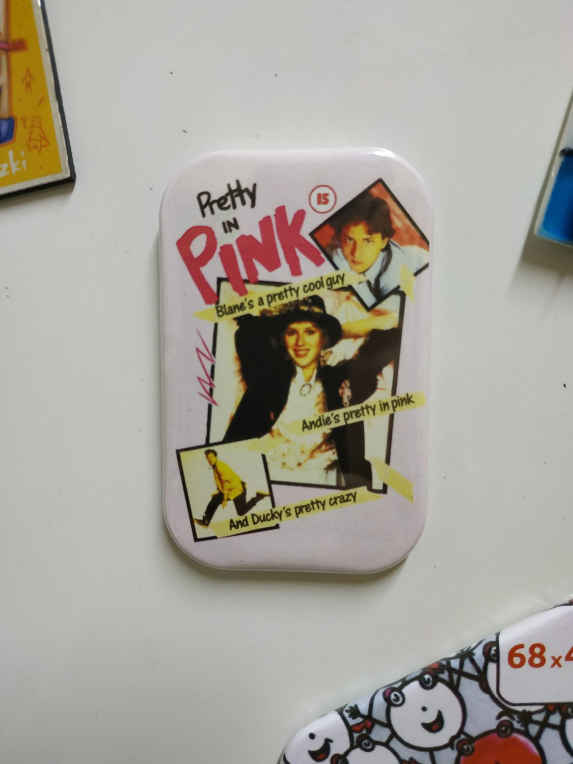 Pretty In Pink Movie Fridge Magnet (poster, refrigerator magnet)