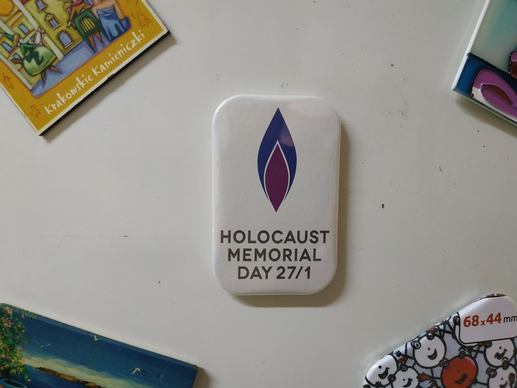 Holocaust Memorial Day Fridge Magnet (Refrigerator Magnets, kitchen decor)