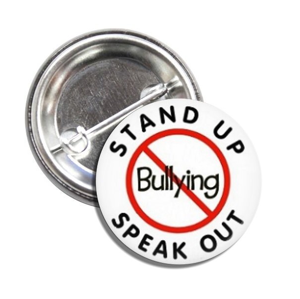 Stand Up to Bullying Pinback Button Pin Badge