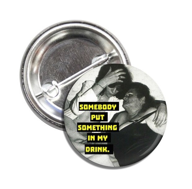 Punks Not Dead button (1', badges, pins, anarchy, god save the queen)
