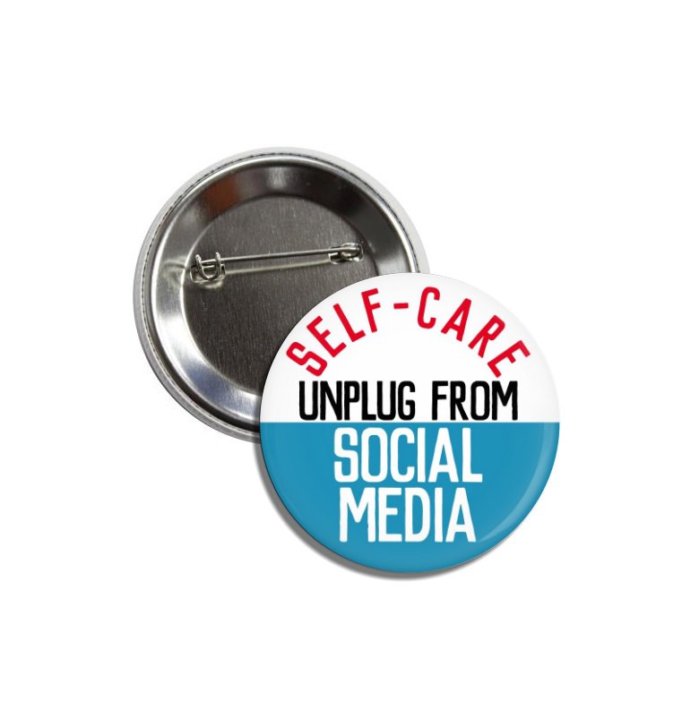 Self Care button (25mm, badges, pinbacks)